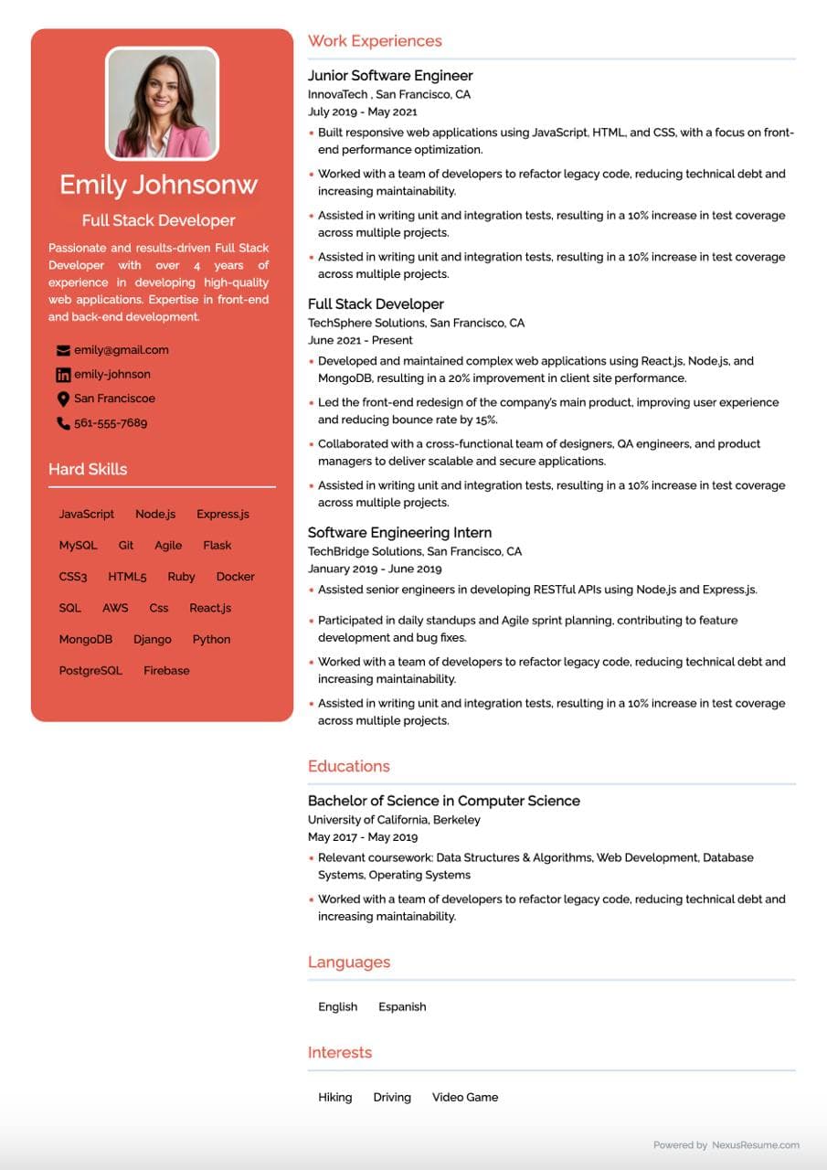 Imperial Resume Template