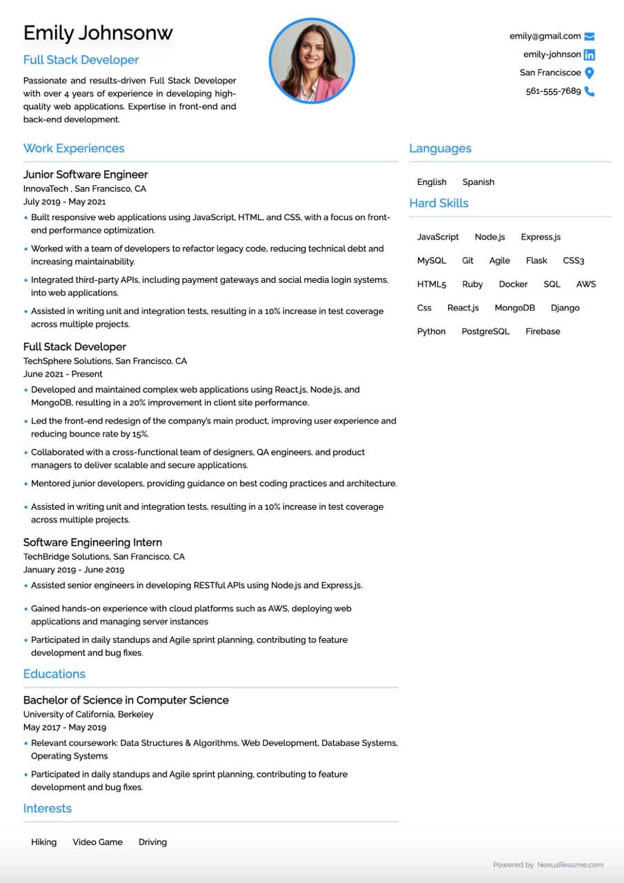 Prime Resume Template